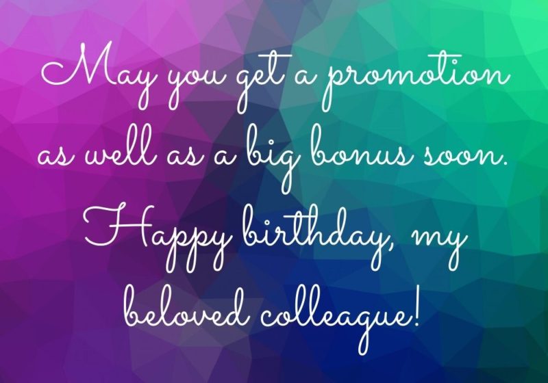 Birthday Wishes For Colleague HD free image