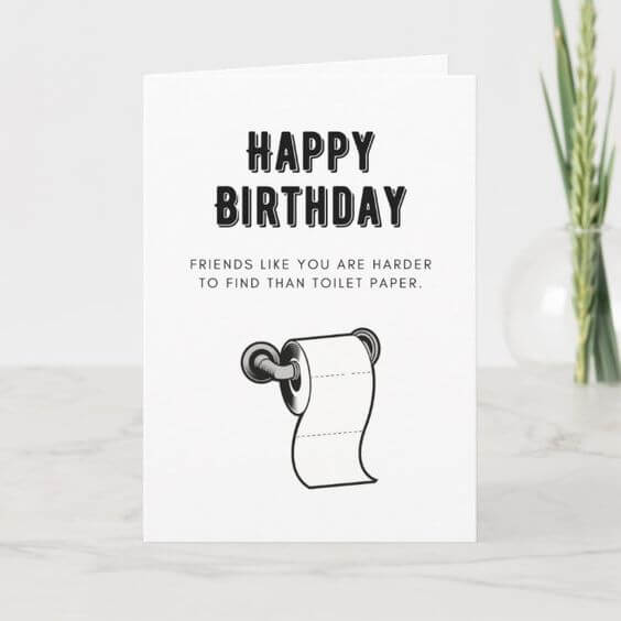 Funny birthday wishes card for Friend photos