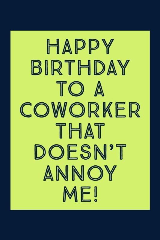 60+ Cool Birthday Wishes for Coworker - Birthday Images