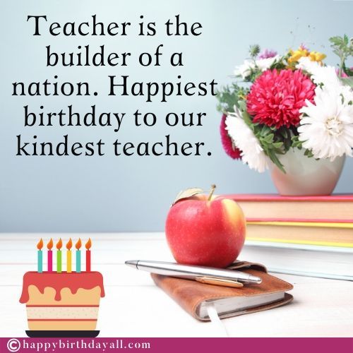 120+ Trending Birthday Wishes For Teacher - Birthday SMS & Wishes ...