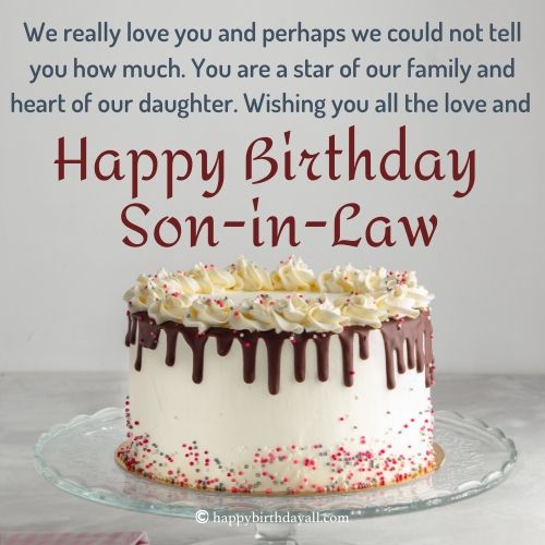 Birthday Wishes For Son In Law