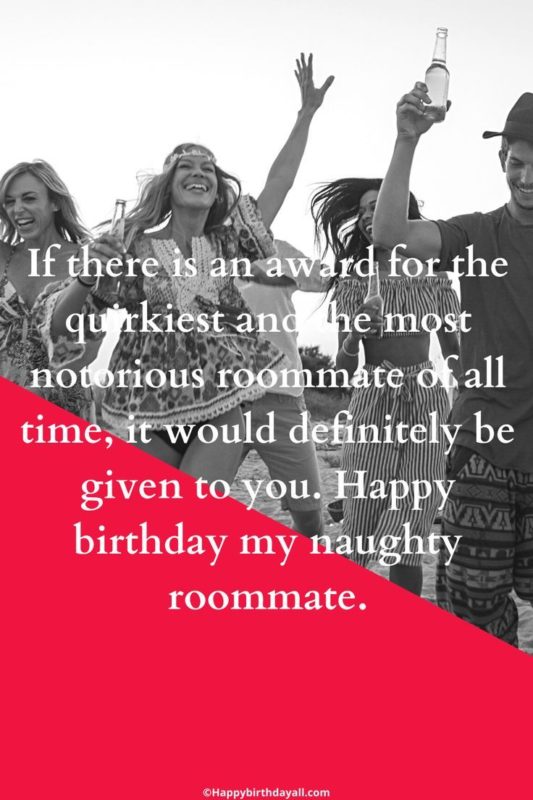 roommate birthday
