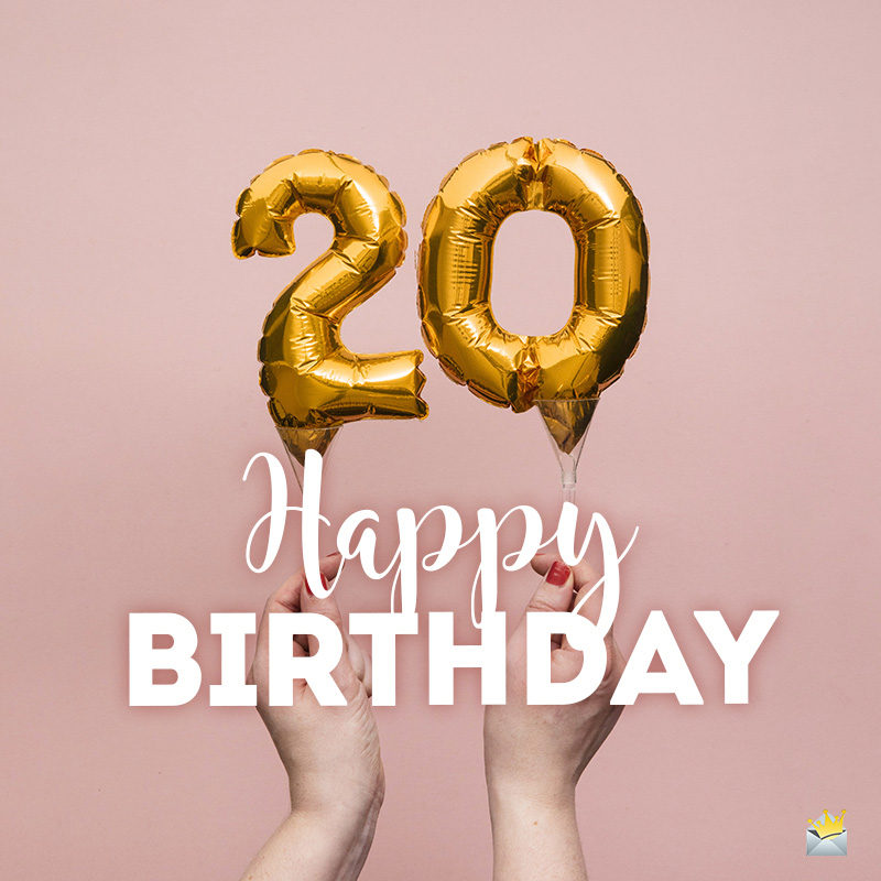 20th Birthday Wishes 3