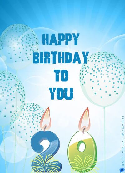 20th Birthday Wishes7