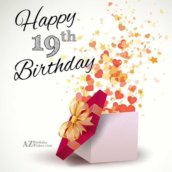 Best Happy 19th Birthday Wishes3