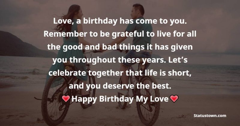 Birthday Wishes For Boyfriend 555