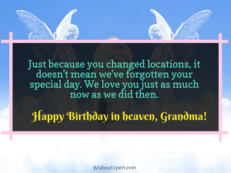 Happy Birthday In Heaven Grandma 1