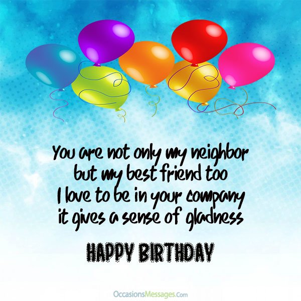 Happy Birthday Neighbours