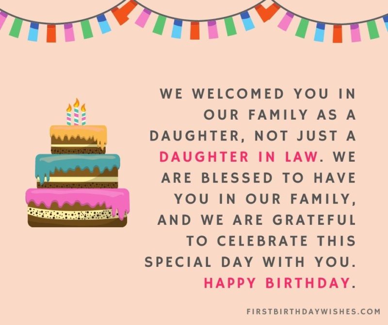 Birthday Wishes For Daughter In Law 4