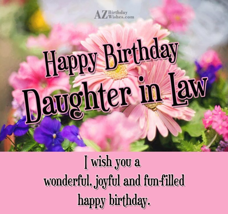 Birthday Wishes For Daughter In Law3