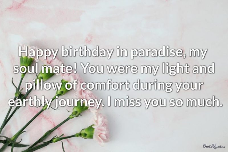 Birthday Wishes For Wife In Heaven2