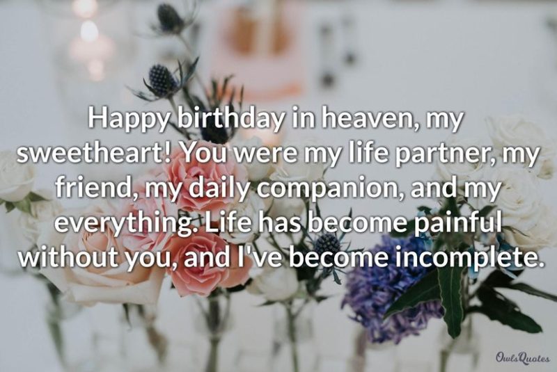 Birthday Wishes For Wife In Heaven3