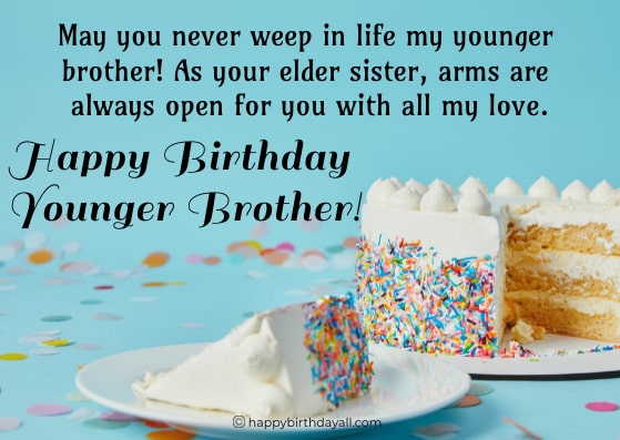 Birthday Wishes For Younger Brother 3 Min