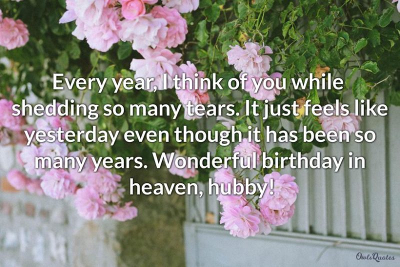 Birthday Wishes Husband In Heaven1
