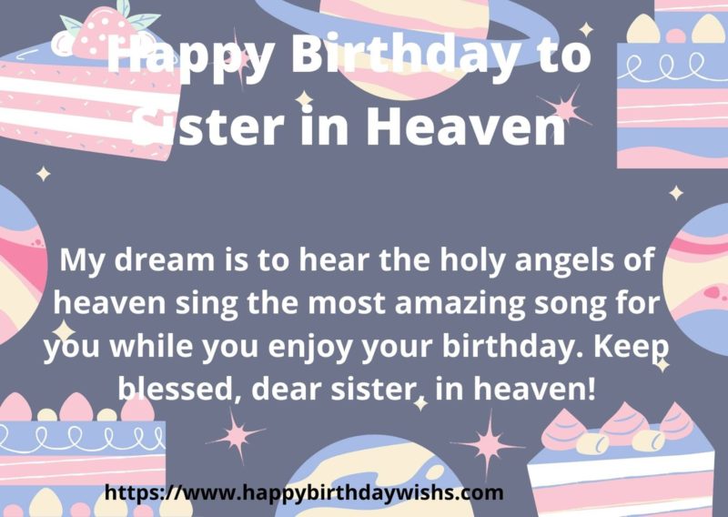 Birthday Wishes In Heaven For Elder Sister 1