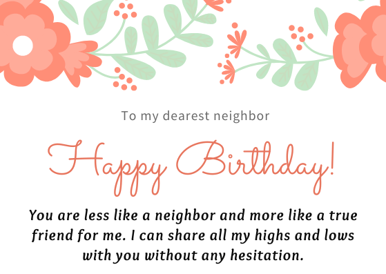 Birthday Wishes To Best Neighbor2