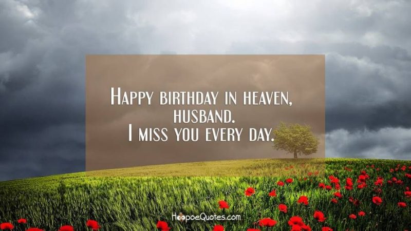 Birthday Wishes To Husband In Heaven1