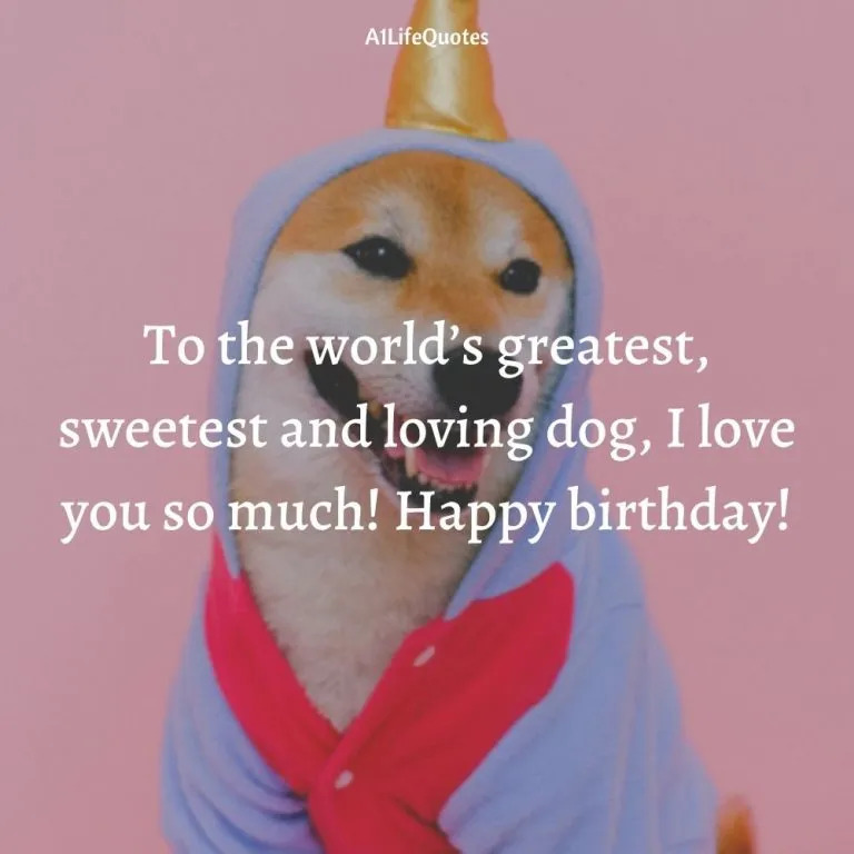 Happy Birthday Dog2