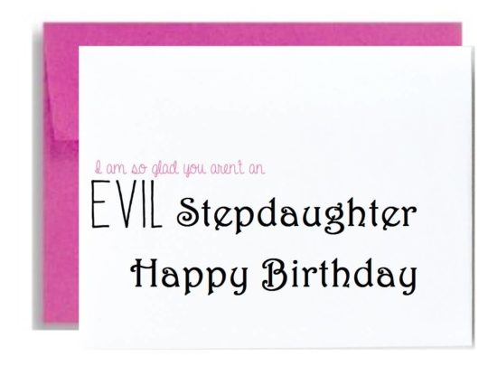 Simple Birthday Wishes For Stepdaughter E Card 540x405