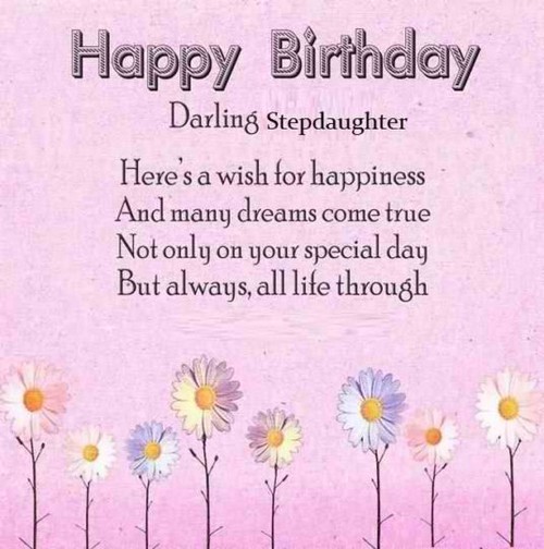 Birthday Wishes For Stepdaughter5