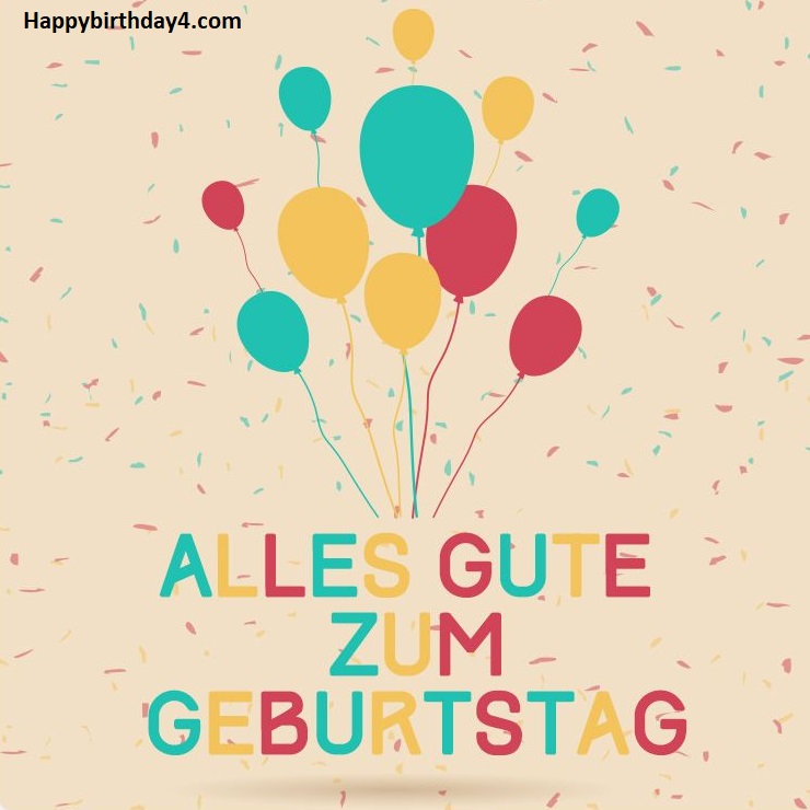 Birthday Wishes In German