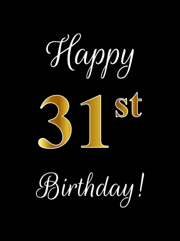 31st Birthday Wishes9